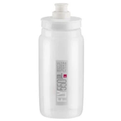 Bidon Elite Fly 550ml Transparent/Gris