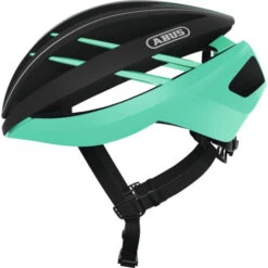 Casque Abus Aventor Vert Céleste Et Noir