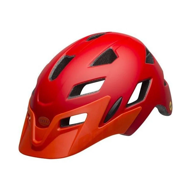 Casque Bell Sidetrack Jeunesse Rouge Mat/Orange – Image 2