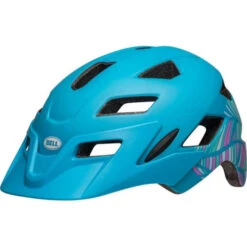 Casque Bell Sidetrack Youth Bleu Clair Mat