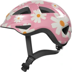 Casque Enfant Abus Anuky 2.0 Rose à Fleurs