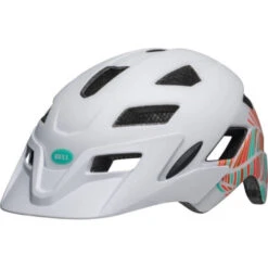 Casque Enfant Bell Sidetrack Blanc Mat