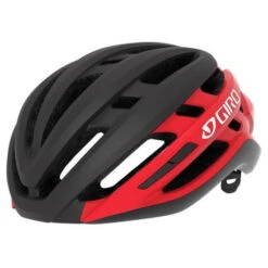 Casque Giro Agilis Noir Mat/Rouge Brillant