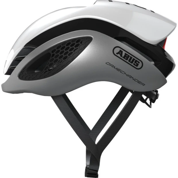 Casque Route Abus Game Changer Argent/Blanc