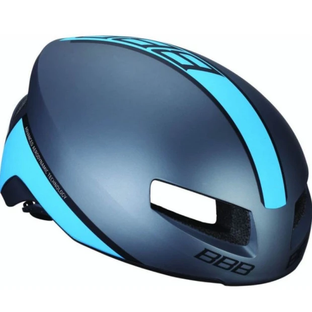 Casque Vélo BBB Tithon BHE-08 Gris Mat/Bleu