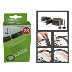 Chambre à Air Ouverte Gaadi 20' DV Dunlop - [50/54 - 406]