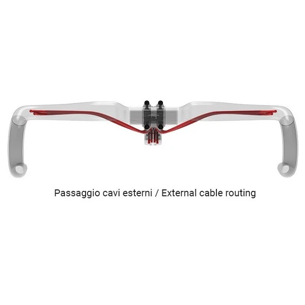 Deda-elementi Cintre Gravel Deda Elementi Gera Carbone Noir - 31,7 Mm – Image 4