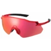 Lunettes Shimano Equinox 4 Rouge Métallique Verres Road