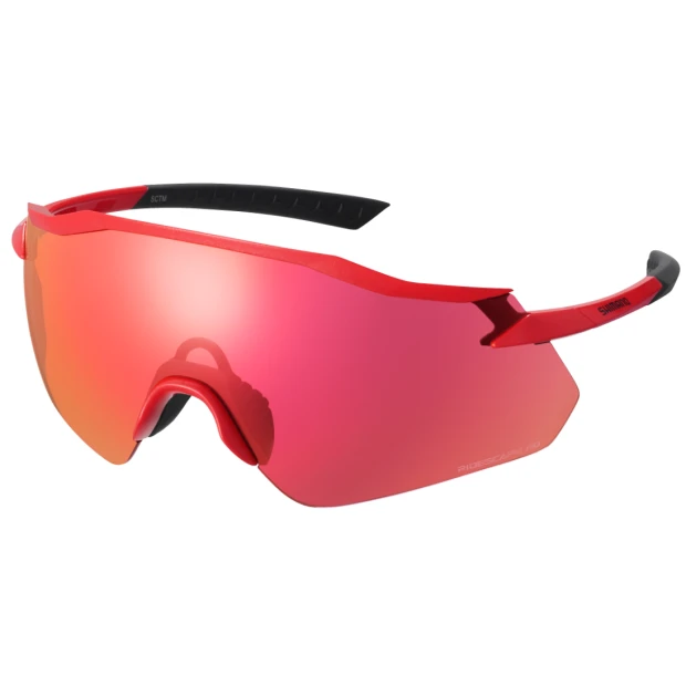 Lunettes Shimano Equinox 4 Rouge Métallique Verres Road