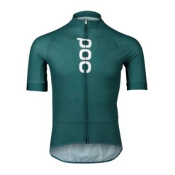 Maillot Route POC Essential Road Logo Bleu Dioptase