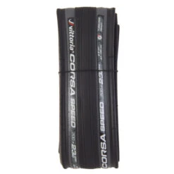 Pneu Vittoria Corsa Speed Graphène - 700x23c - Noir/Anthracite - Tubeless Ready
