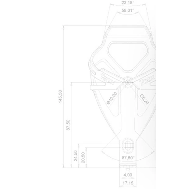 Porte-bidon Tacx Deva - Bleu Clair T6154.15 – Image 2